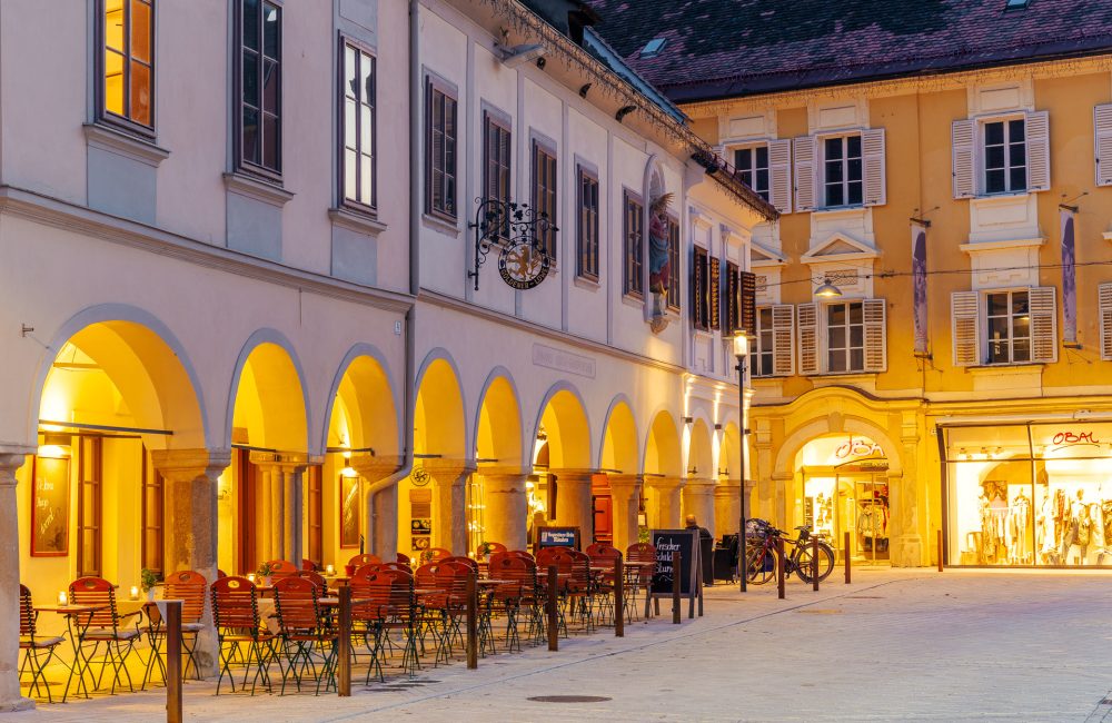 Abendstimmung Hauptplatz @Spekner